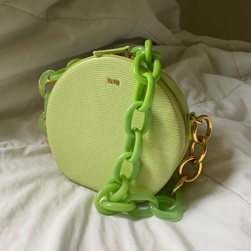 JW PEI Round Acrylic Shoulder Bag